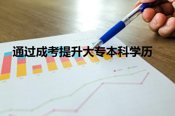 通过成考提升大专本科学历