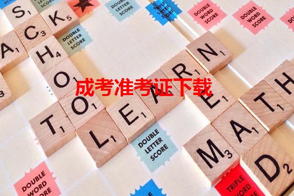 成考准考证下载